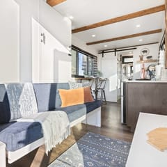 Tiny Cargo Home, Farm Experience with Rooftop Views